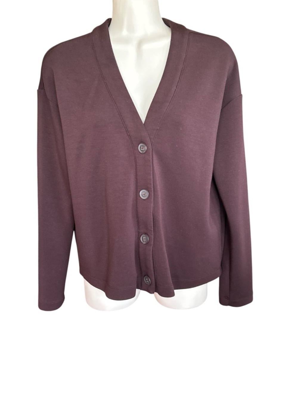 SPANX AirEssentials Neck Button Cardigan Sweater